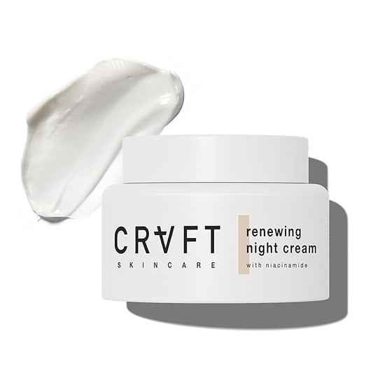 Hair Craft Co. Night Cream Moisturizer for Face 1.5oz – Hydrating for Face Anti-Aging, Wrinkle Prevention, & Nighttime Skin Renewal - 30 Day Supply