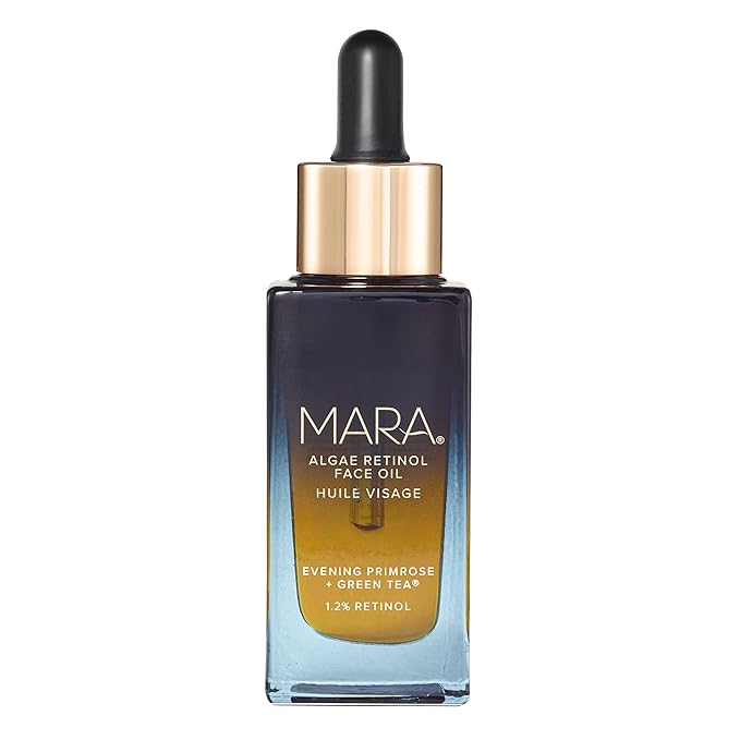 MARA - Natural Evening Primrose + Green Tea Algae Retinol Face Oil | Plant-Based Skin Care | Moisturizes + Soothes Skin To Minimizes Look of Pores + Fine Lines (Full Size, 1 fl oz | 30 ml)