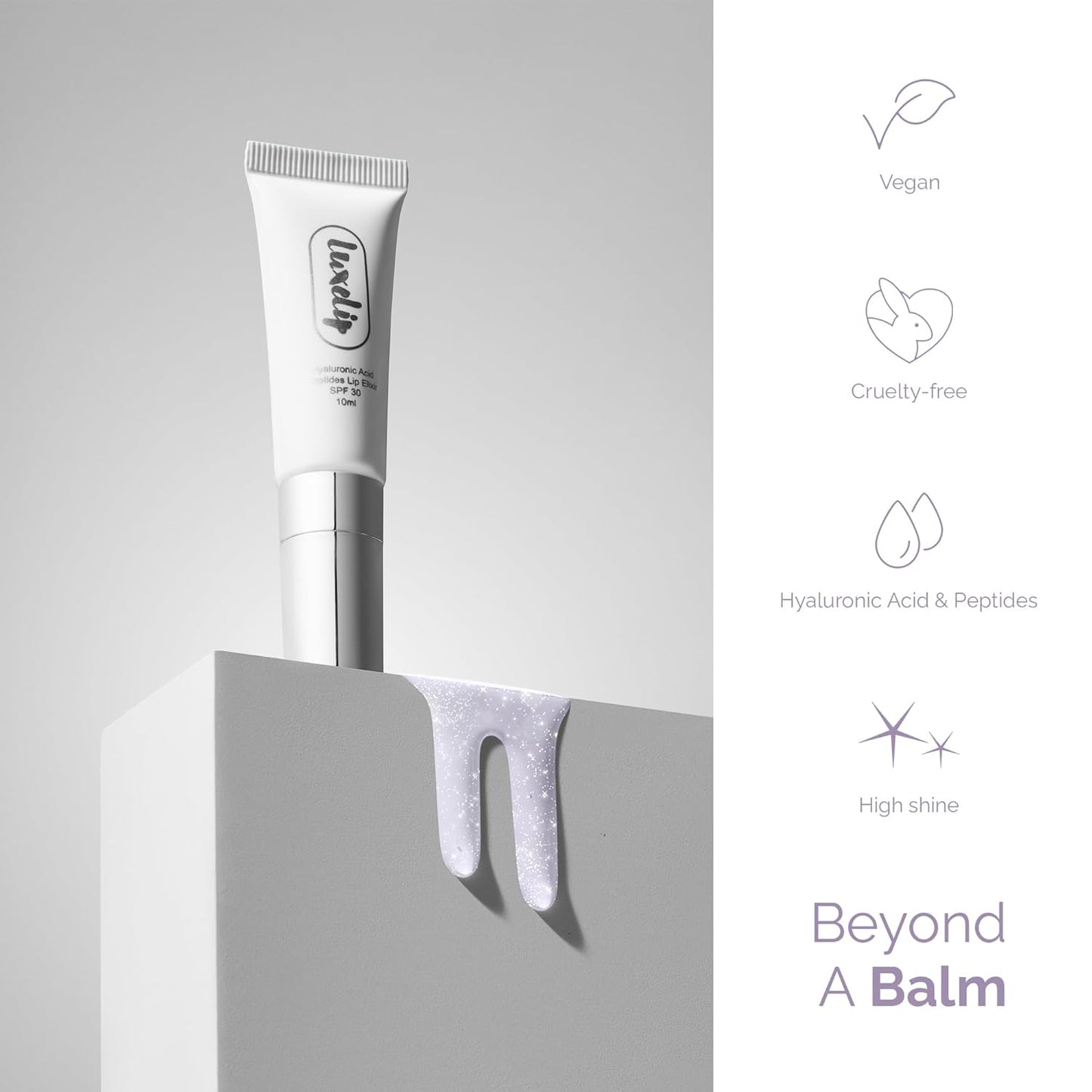 Tinted Lip Balm Elixir for OIder Women, Hydrating Vegan Lip Care with Sheer Color & Moisturizing Glow – Non-Sticky Nourishing Lip Treatment for Soft, Smooth Lips (Pearl Essence 10ml)