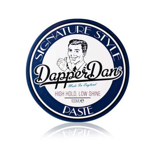 Dapper Dan Signature Style Paste, High Hold Low Shine Hair Paste for Men, For Short to Medium Length Hair, Reworkable Paste, Signature Cologne Fragrance, 3.38 fl oz