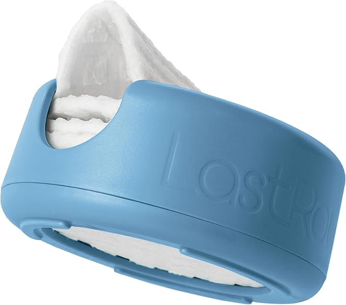 LastRound Reusable Makeup Remover Pads - 7 Washable Eco-Friendly Reusable Cotton Rounds for Face - Sustainable & Soft Cotton Face Pads for Facial Cleansing & Eye Makeup Removal - Travel Storage Case