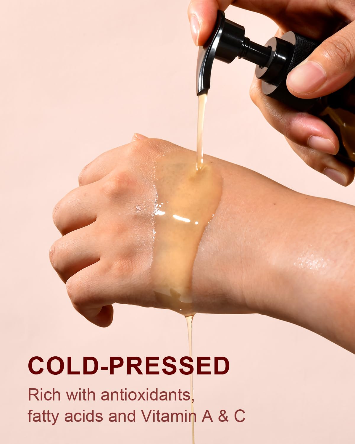 Organic Rosehip Seed Oil, USDA 100% Pure Rosehip Oils for Face, Hair & Body, Large Glass Bottle 16 fl oz Cold Pressed Rose Hip Oil for Skin Care, Moisturizing, Massage, Gua Sha & DIY Blends