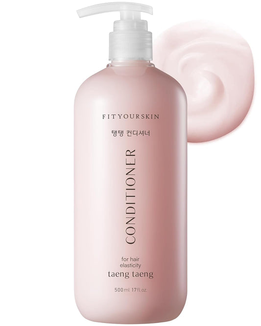 TAENG TAENG Elasticity Hair Conditioner - pH 5.5 Keratin & Protein Perfumed Conditioner for Thicker, Fuller Looking Hair - Rose Garden Scent - Paraben Free - 17 fl.oz