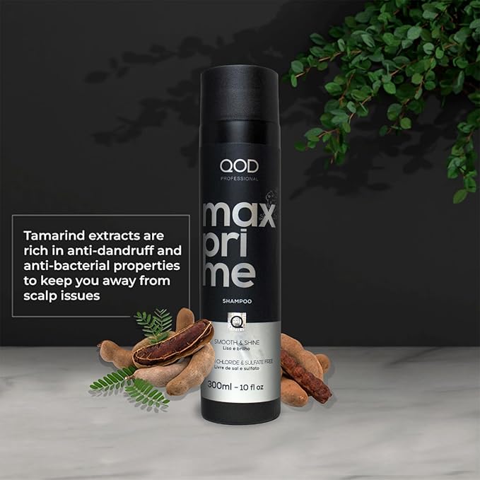 QoD PRO Max Prime Shampoo | For Straight or Straightened Hair | Prolong The Smooth Effect or Straighted Hair| 300ML - 10fl oz
