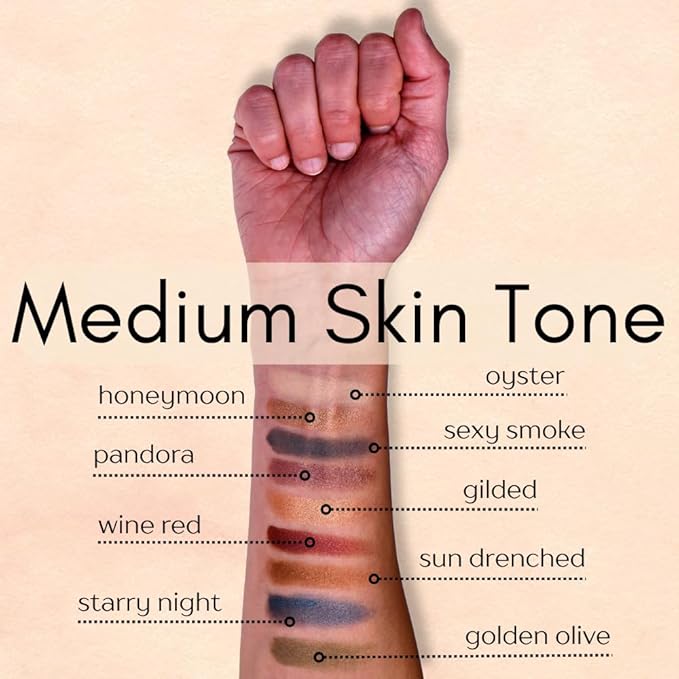 Sexy Smoke Dark Grey Iron Charcoal Matte Pressed Powder Single Vegan Eyeshadow; Talc, Paraben & Cruelty Free