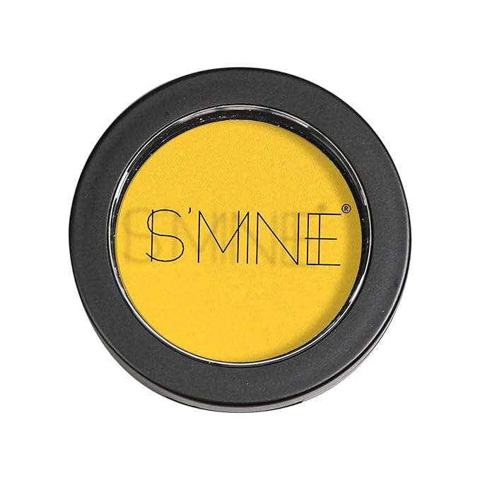 IS'MINE Single Eyeshadow Powder Palette High Pigmented Vegan Yellow Matte Eye shadow Makeup Singles (#11)