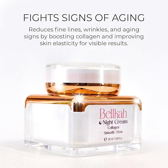 Bellkah Age-Defying Night Face Cream for Women – Anti-Aging, Hydrating, Face Moisturizer, Wrinkle Cream for Women – 30ml