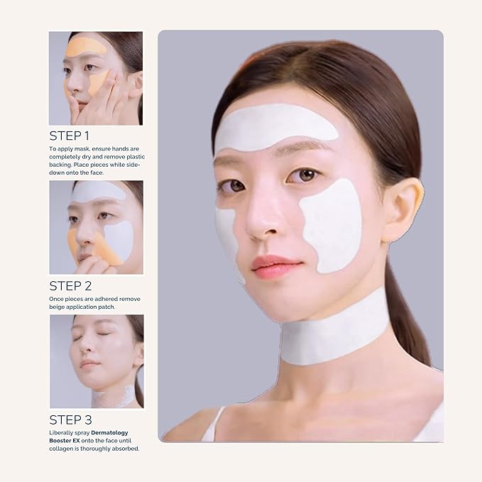Incellderm Collagen 100 Melting Sheet Mask | Collagen-Infused Formula | Ultra-Fine Fiber Technology for Optimized Absorption and Hydration | Supports Skin Smoothness and Elasticity