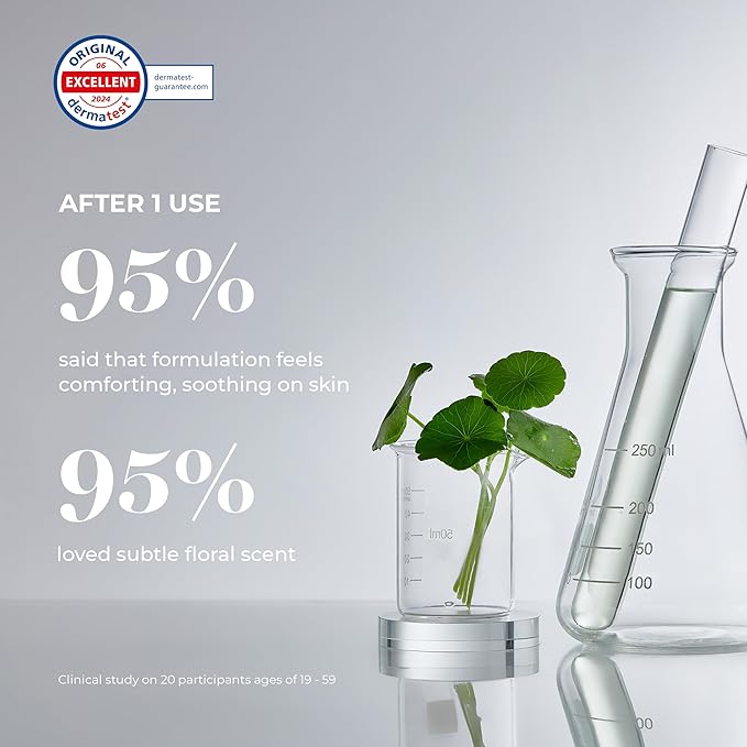 Ultra Cica Recovery Cream 2.47 oz, Skin-Calming Barrier Repair Gel Cream with Centella Asiatica, Allantoin & Panthenol, Soothes & Strengthens Sensitive Skin, Korean Skin care