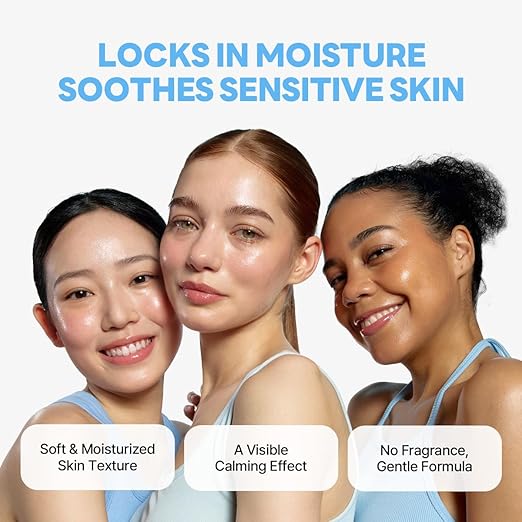 ROUND LAB 1025 Dokdo Cream 2.71 Fl Oz, 48-Hour Deep Hydrating Face Moisturizer for Acne-Prone, Redness and Sensitive Skin with Ceramide, Skin Barrier Repair Face Cream, No Fragrance, Korean Skin Care