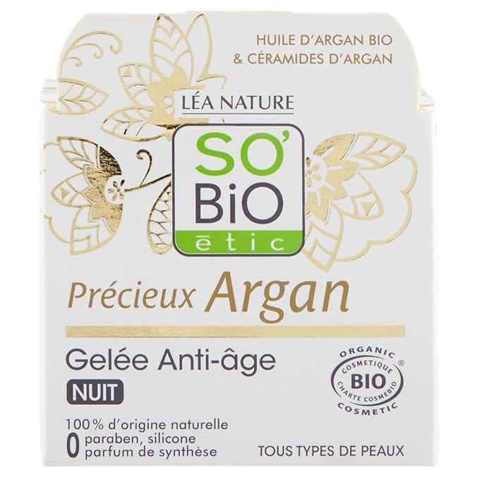 SO’BiO etic Argan Anti-Age Night Gel SoBio 40ml