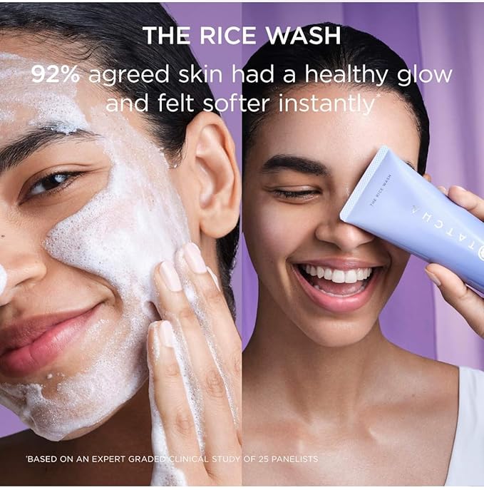 Tatcha Dewy Skin & Lips Hydrating Ritual Set, Travel Rice Wash, Full Size Dewy Skin Cream, Wisteria Lip Mask ($119 Value)