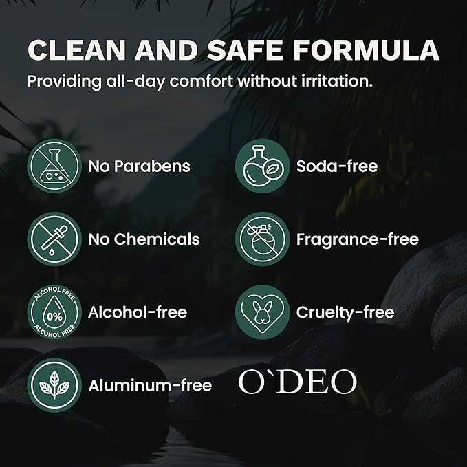 Aluminum Free Deodorant for Men – All Natural Deodorant Spray – Organic Deodorant for Men 4 fl oz of Natural Deodorant Unscented for Sensitive Skin