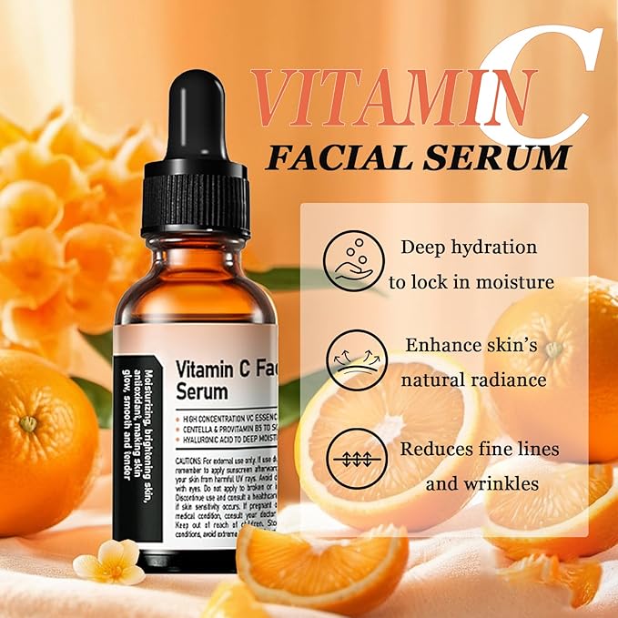 3 Step Facial Skin Care Kit with Snail Mucin Moisturizer & Vitamin C Facial Serum & Amino Acid Facial Cleanser - Korean Skin Care Set - Skincare for Teens10-12 - Skin Care Kit for Women All Skin Type