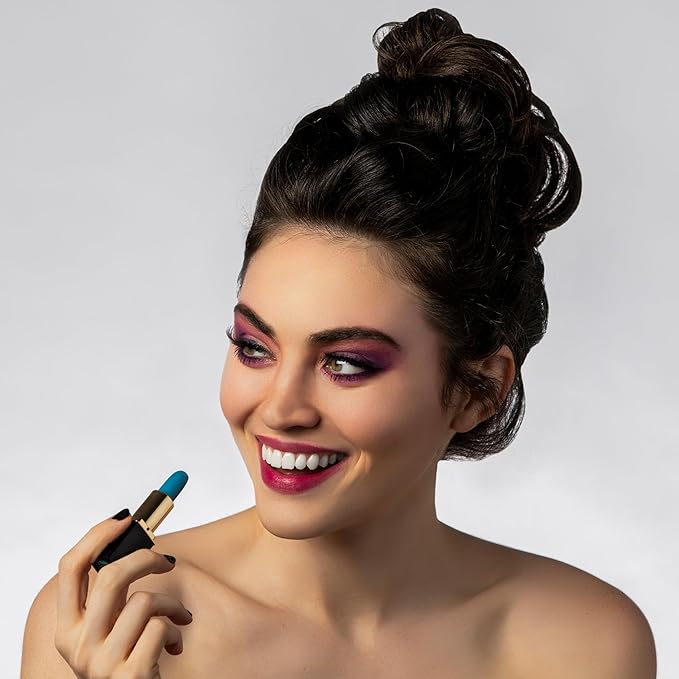 L’Paige LBL – Blue Color-Changing Lipstick and Lip Stain | Aloe Vera-Based, Long-Lasting, Moisturizing | Rich Pink-to-Burgundy Hue with a Creamy Finish