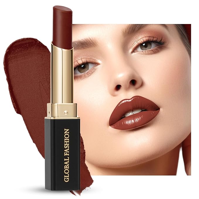 Global Fashion Silk Smooth Matte Lipstick – Long-Lasting, Luxurious Color, Rich Hydration, Lightweight Formula, Lightweight Matte Lip Color for Women, Available in Multiple Shades (116, 0.12 oz)