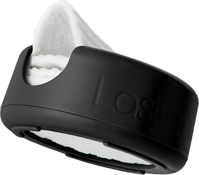 LastRound Reusable Makeup Remover Pads - 7 Washable Eco-Friendly Reusable Cotton Rounds for Face - Sustainable & Soft Cotton Face Pads for Facial Cleansing & Eye Makeup Removal - Travel Storage Case