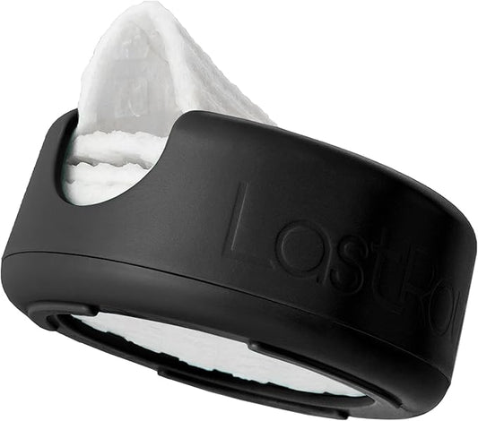 LastRound Reusable Makeup Remover Pads - 7 Washable Eco-Friendly Reusable Cotton Rounds for Face - Sustainable & Soft Cotton Face Pads for Facial Cleansing & Eye Makeup Removal - Travel Storage Case