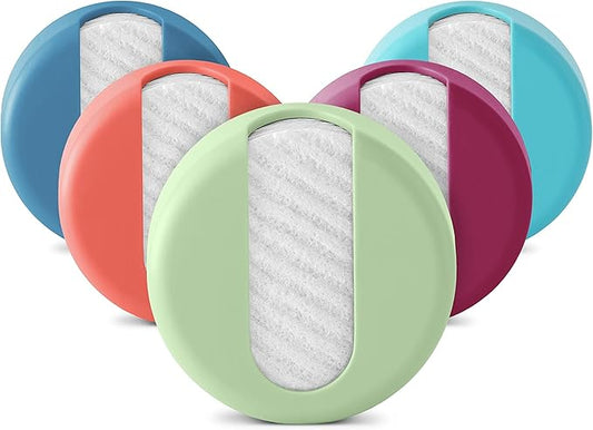 LastRound Reusable Makeup Remover Pads - 7 Washable Eco-Friendly Reusable Cotton Rounds for Face - Sustainable & Soft Cotton Face Pads for Facial Cleansing & Eye Makeup Removal - Travel Storage Case