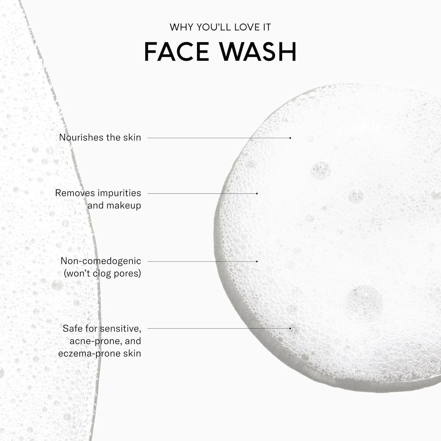 SEEN Face Wash, Fragrance Free -Non-Comedogenic & Non-Irritating Face Cleanser - Dermatologist-Developed - Safe for Sensitive, Eczema & Acne Prone Skin