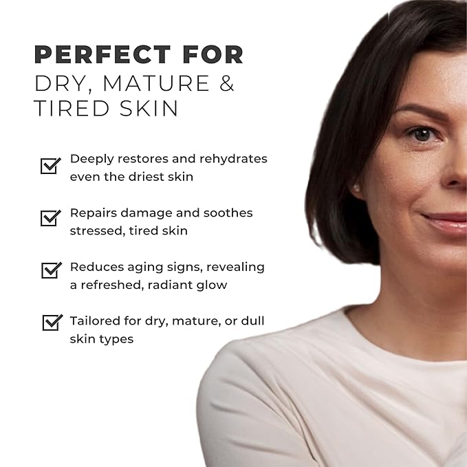 SuperRenew Organic Face Oil | Hydrating Facial Skin Care Products with Bakuchiol, Sea Buckthorn, CoQ10, Squalane | Face Care Moisturizer for Dry Skin, Anti-Aging Oil for Women’s Night Routine (35ml)