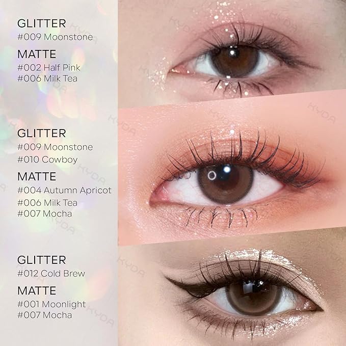 KYDA Single Matte Eyeshadow, Dusty Brown Eyeshadow, Ultra-fine Smooth Powder, Lightweight Blendable Formula, Daily Matte Eyes Makeup, Cinnamon