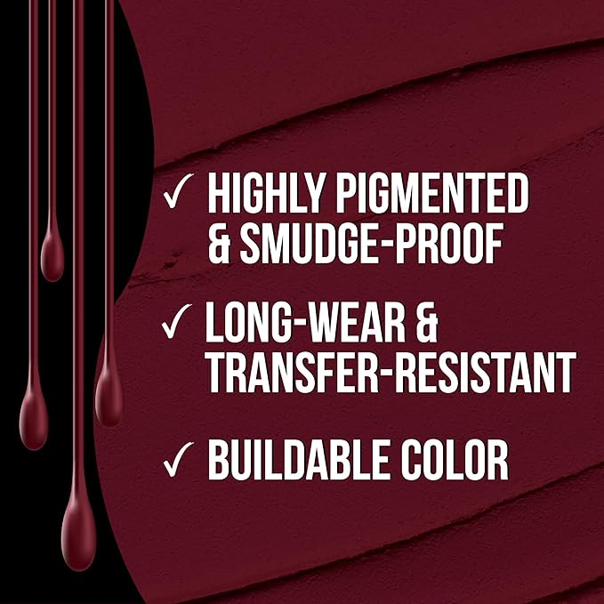 Sacha Cosmetics Intense Matte Lip Velvet Liquid Lipstick, Long-Lasting Velvet Matte Finish, 0.2 fl.oz Are You Red-dy?