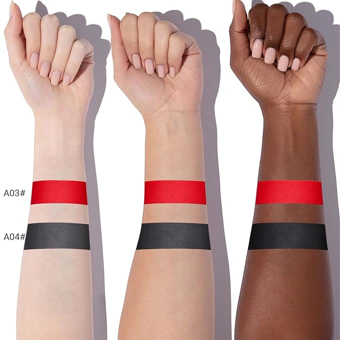 Erinde Grey Single Eyeshadow Makeup with Mirror, High Pigment Matte Eye Shadow, Lightweight Blendable Waterproof Eye Shadow Palette Sombra Para Ojos, A04 Charcoal Grey