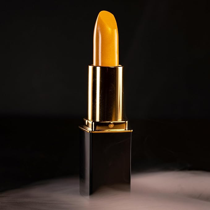 L’Paige LYW – Yellow Color-Changing Lipstick and Lip Stain | Aloe-Based, Long-Lasting Hydration | Custom Coral Tint with Satin Finish