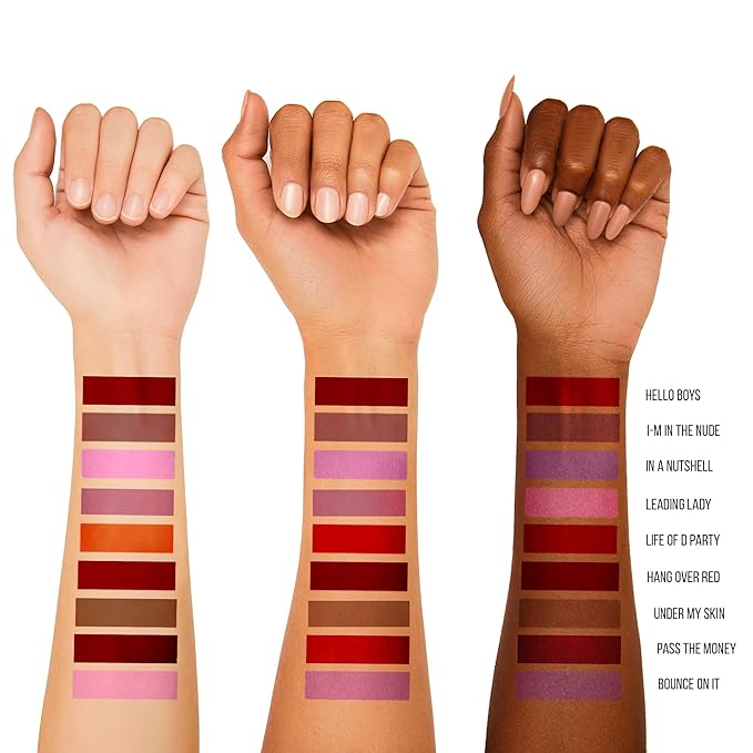 Sacha Cosmetics Intense Matte Lip Velvet Liquid Lipstick, Long-Lasting Velvet Matte Finish, 0.2 fl oz, Life Of D Party