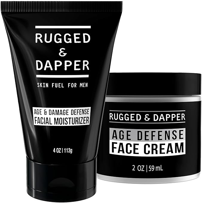 RUGGED & DAPPER Hydration Daily Face Moisturizer and Night Cream Bundle