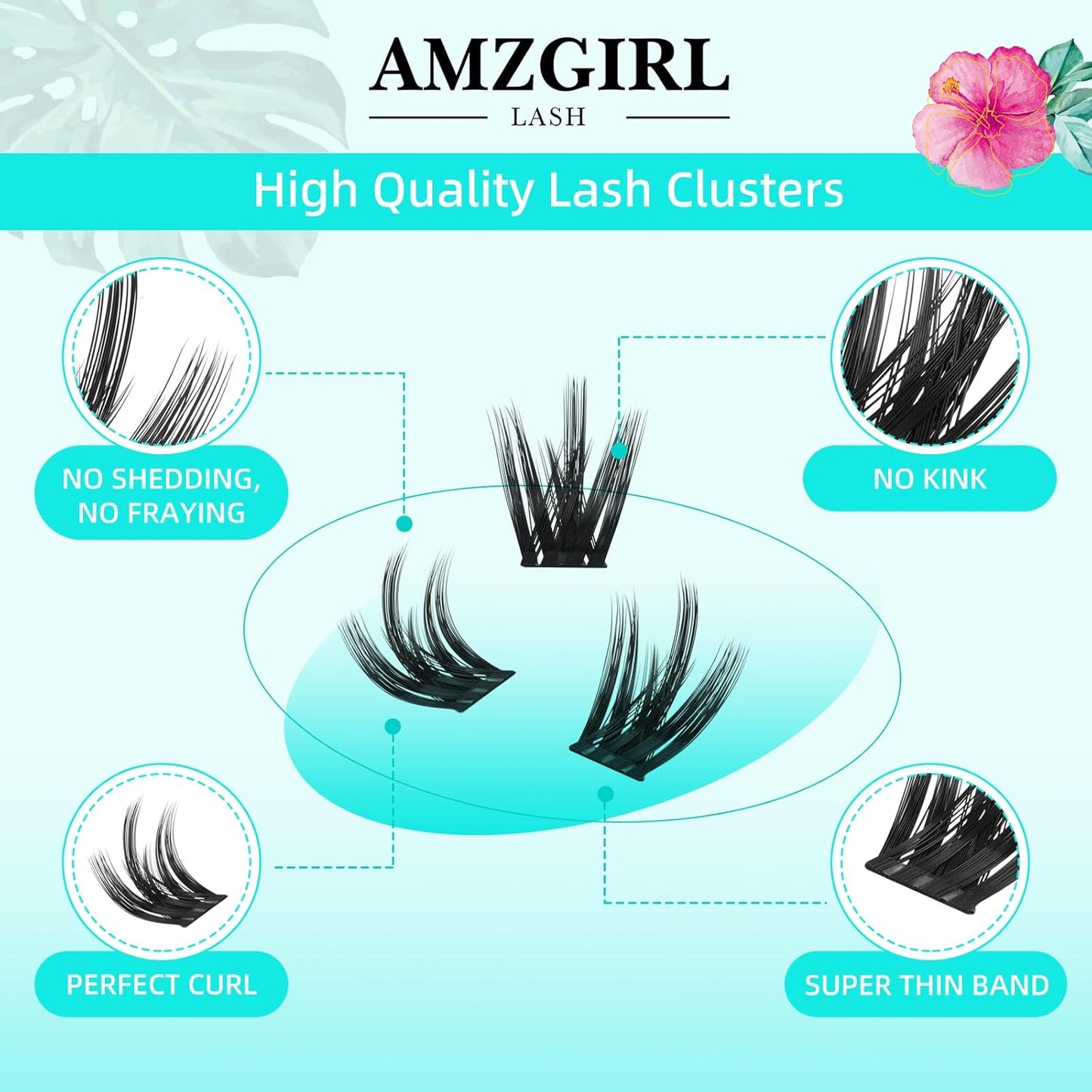 Lash Clusters Wet Look 168Pcs Eyelash Cluster Ultra-Thin Lash Band Eyelashes Extensions Spiky Anime Wide Span Lashes(Orchid,D-12mm)