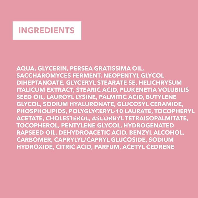 Exception Rosée - Regenerating Night Cream with Ceramides, Omega 3&6 and Immortelle. Protecting, hydrating, regenerating - Made in France