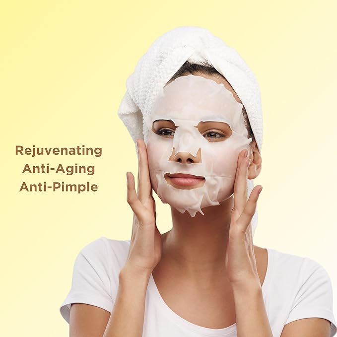 BYA x3 Rejuvenating, Anti aging, Anti pimple, Snail Mucin, Face Masks Skincare, Facial Mask, Face Mask Skin Care, Sheet Mask, Face Mask Set, Face Sheet Masks Skincare, Hydrating Face Masks Sheets