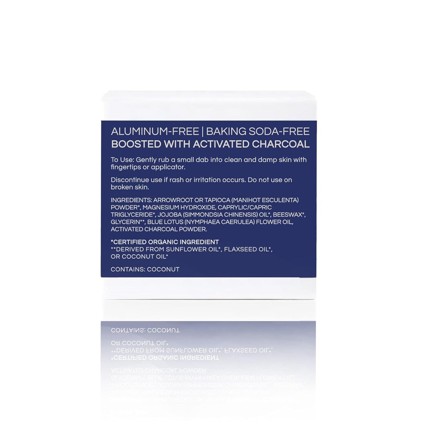 Little Seed Farm All Natural Deodorant Cream, Aluminum Free Deodorant for Women or Men - Blue Lotus, Net Wt. 2.4oz | 68g