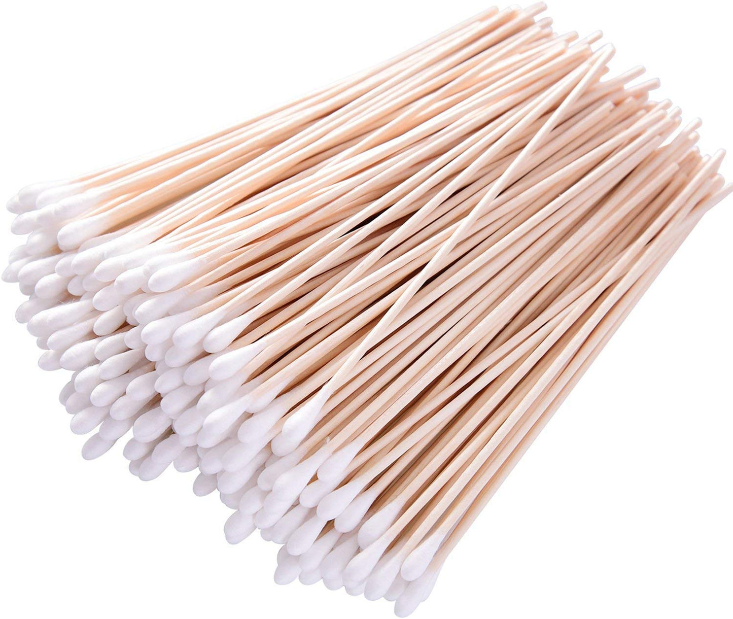 6" Long Cotton Swabs 2000pcs for Makeup, Gun Cleaning or Pets Care