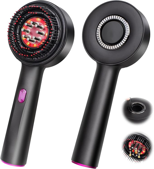 Upgrade 3 in 1 Hair Oil Applicator,Electric Hair Brushes for Hair Growth,Oil Applicator Scalp Massager,IPX7 Waterproof Electric Scalp Massager