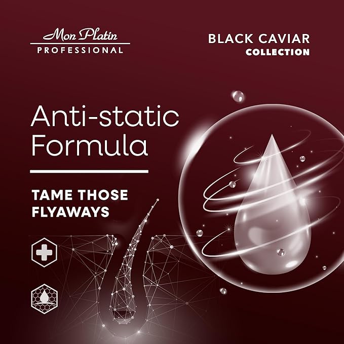 Mon Platin Professional Black Caviar Volumizing Hair Mask for Fine, Thin, and Fragile Hair - Enriched with Black Caviar, Deep Conditioning, SLS/Salt-Free, 500ml