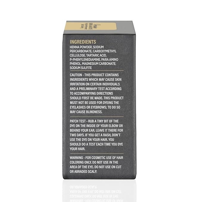 Parallel Products Spot Color Henna Kit - Henna Hair Dye - 3 grams - Tint for Professional Spot Coloring - With Mixing Dish - Covers Grey Hair - Root Touch Up (Dark Brown)