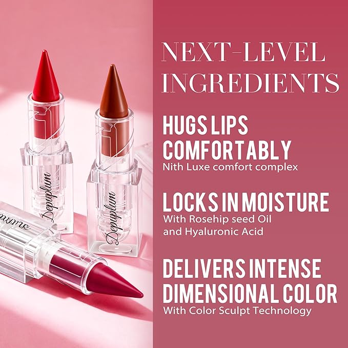 Burgundy Lipstick Gradient Matte Lipsticks Lip Liner Combo Set for Women Waterproof Long Lasting Lip Stick Pencil Cream Lip Liner and Lipstick Combo Makeup, E4