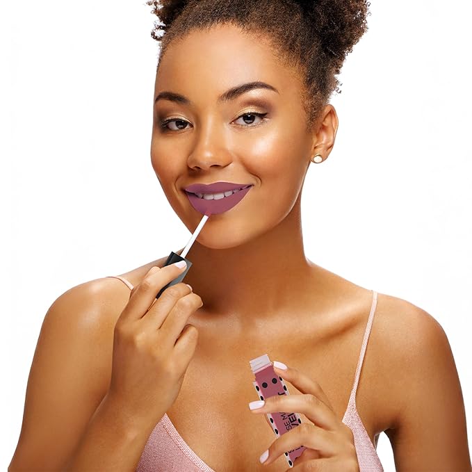 Sacha Cosmetics Intense Matte Lip Velvet Liquid Lipstick, Long-Lasting Velvet Matte Finish, 0.2 fl oz, Leading Lady