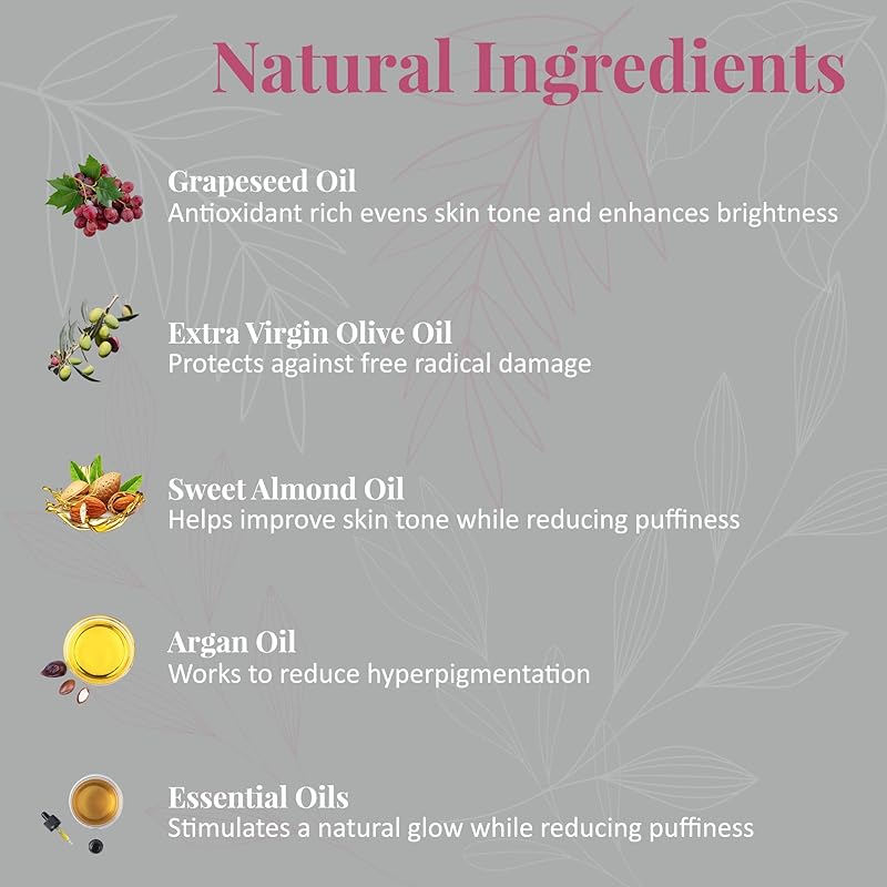 J&L Naturals | Face & Body Oil for Oily, Sensitive, Dry, Combination, Mature, & Dull Skin Types | With Jojoba Oil, Grapeseed Oil, Sunflower Oil, & More (1 Fl Oz (Pack of 2), Shine (normal, dull))