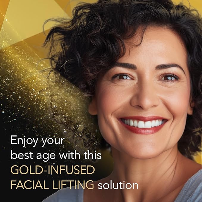 Cicatricure Gold Lift Anti-Aging Night Cream for Face, with Peptides, Calcium, and Silicon, offering a lifting effect, nourishment, and facial contour, 3-Pack