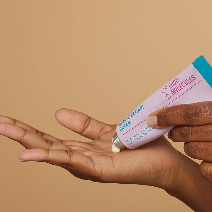 Good Molecules Gentle Retinol Cream - Retinol Night Cream for Collagen Production, Skin Tightening Recipe with Bakuchiol, Anti-Aging Skin Care For Face