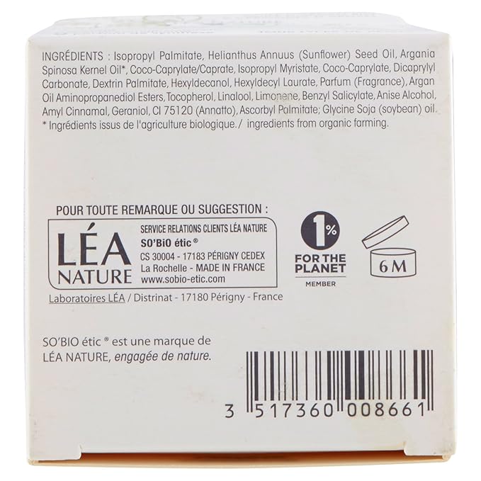 SO’BiO etic Argan Anti-Age Night Gel SoBio 40ml