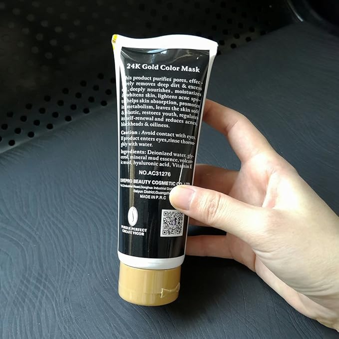 MK aichun 24k Gold Peel-Off mask,Face Care Facial mask, Collagen Gold Powder Crystal Facial Mask