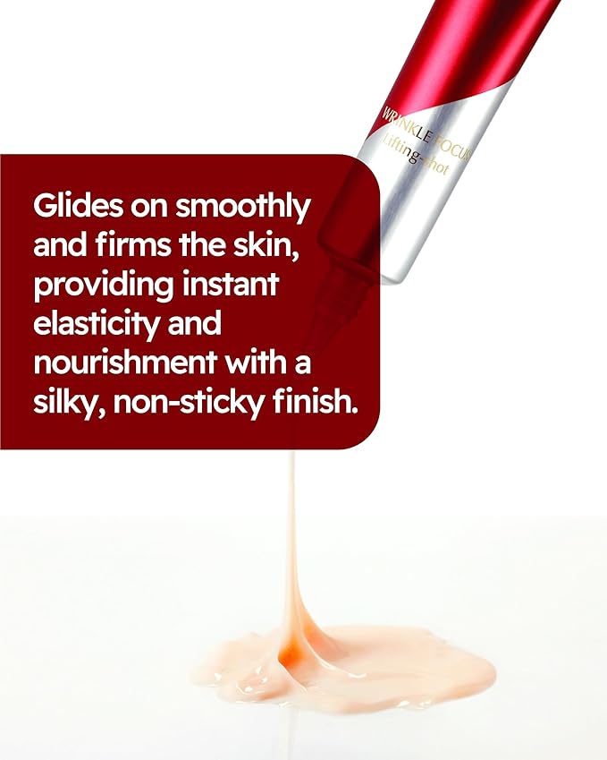 ISA KNOX Wrinkle Focus Shot - Eye Wrinkle Cream Set. Powerful Moisturizer for Fine Lines, Elasticity Strengthening Serum for Face and Eyes, Neck, 3.1 fl oz, Pack of 3