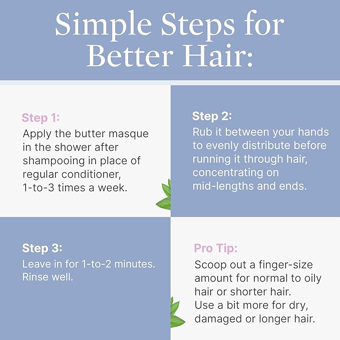 Better Not Younger Hair Redemption Restorative Butter Masque, 6.8 Fl OZ