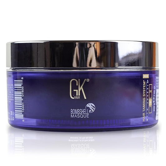 GK HAIR Global Keratin Red Red Bombshell Masque (7.05 Fl Oz/200 g) Semi-Permanent Long Lasting Hair Toning Color Pigments Moisturizing Styling and Coloring Mask for All Hair Types Unisex