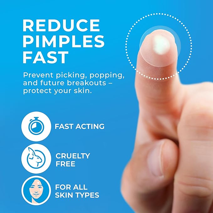 PatchRx Pimple Patches for Face (120 Patches), Hydrocolloid Acne Patches with Tea Tree Oil, Pimple Patch Pimple Stickers - Hydrocolloid Patch Acne Dots - Acne Pimple Patches For Face - Zit Patches